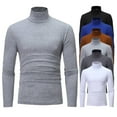 thumbnail image 1 of Cyglowse Mens Solid Color Thermals Long Sleeve Undershirt Warm Breathable Base Layer Thermal Tops Long John Shirts for Men Light Gray M, 1 of 4