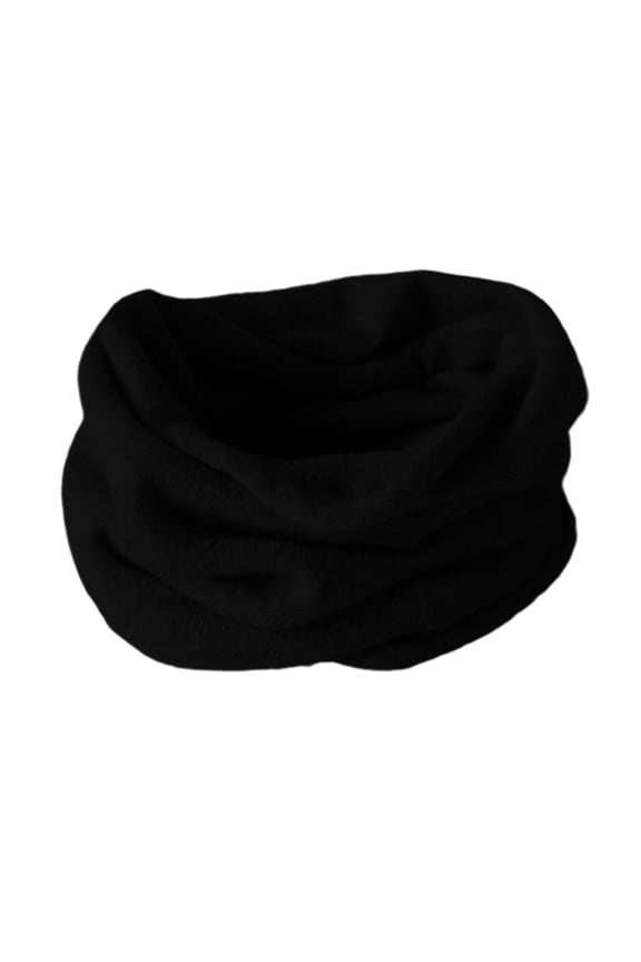 Neck Gaiter Small Neck Scarf Neck Scarves Fleece Neck Warmers Womens Wool Scarf Black One Size
