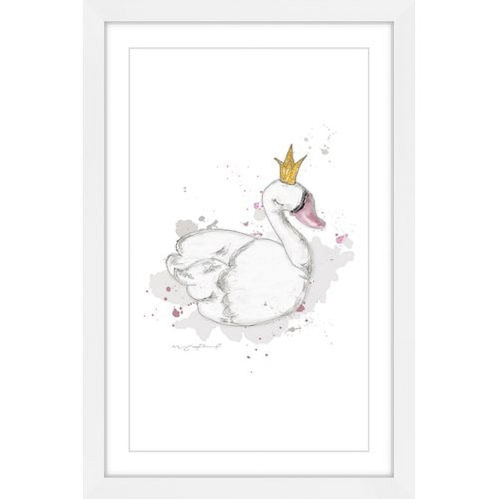 "Cygne" Framed Painting Print