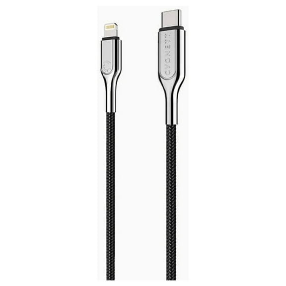 Cygnett Armoured to USB-C Braided Charging Cable 1M Black CY2799PCCCL