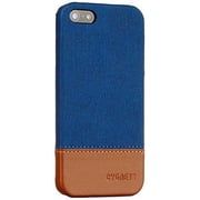 Cygnett CY1485CPSNA Iphone 5S Case With Thread - Navy & Brown