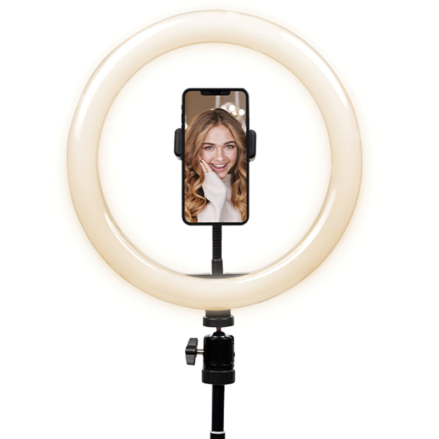 Cygnett CY3442VCSLR V-Pro 10-inch Ring Light with Tripod and Bluetooth  Remote 