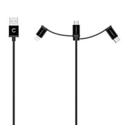 Cygnett CY3571COCAB Universal 3-in-1 Braided USB Charging Cable