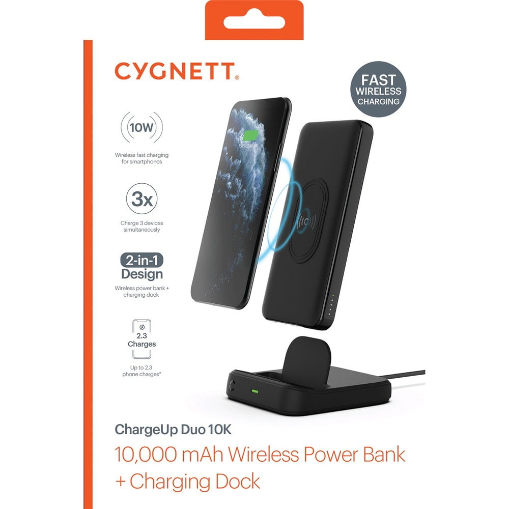 Cygnett Cy3038pbche Chargeup Duo 10000 Mah Wireless Lebanon Ubuy