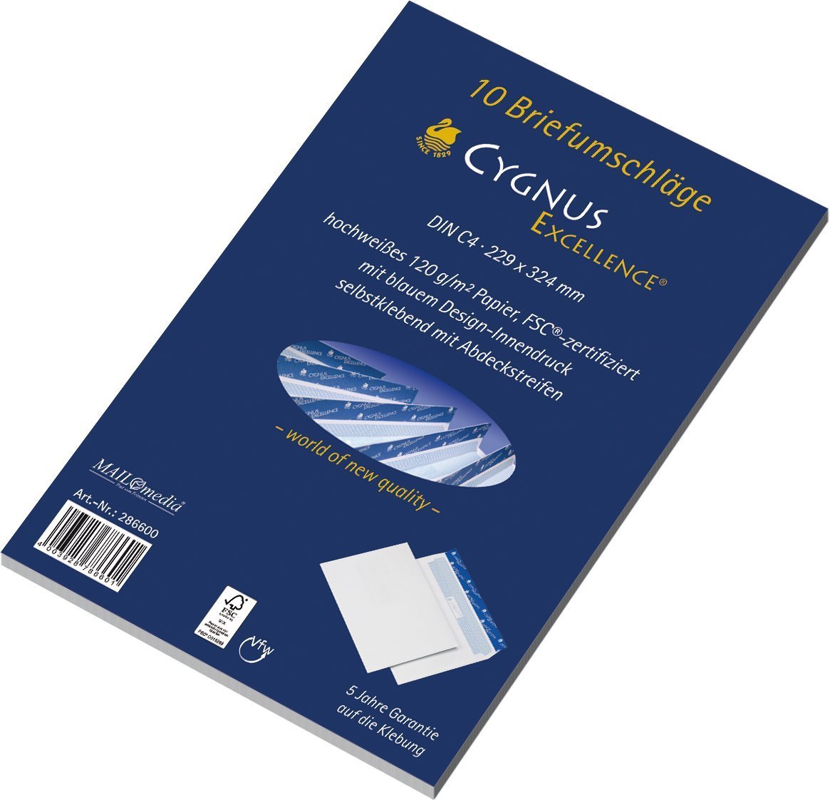 Cygnus Excellence 30002434Envelope C4HK 100g White