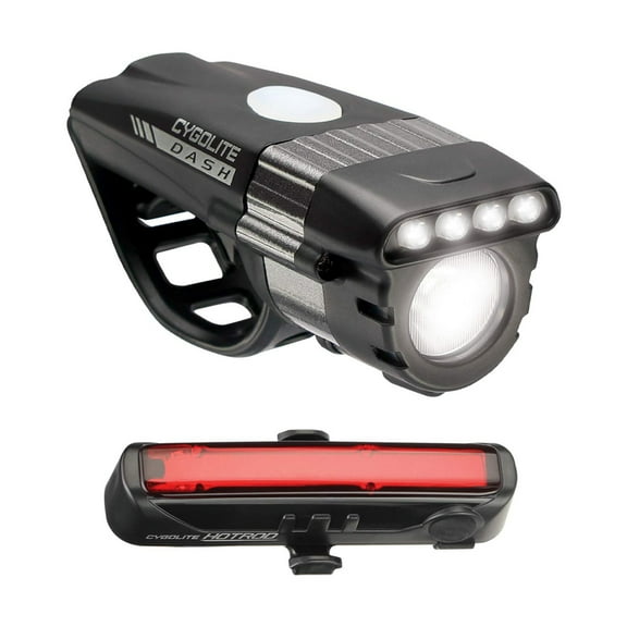 Cygolite Dash Pro 600 Lumen Headlight & Hotrod 50 Lumen TailLight Combo Set