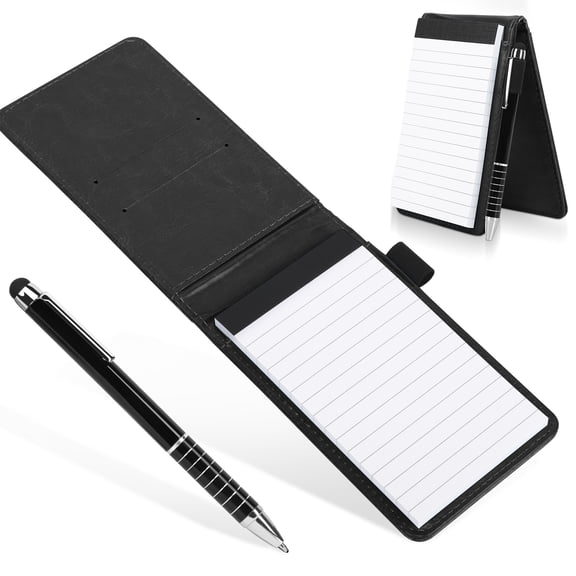 Cyiecw A7 Multifunction PU Leather Notebook Mini Notebook with Pen Business Agenda Notebook