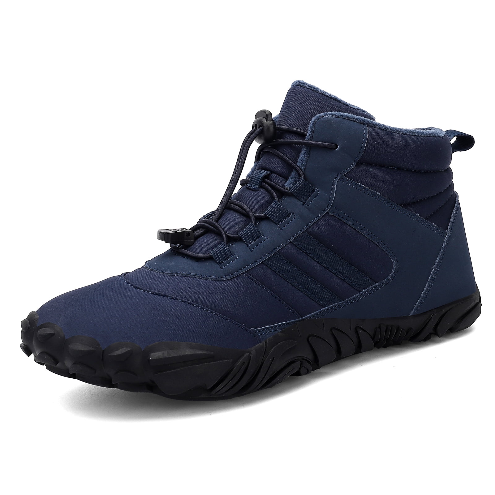 Cyiecw Barefoot Shoe Men Women Minimalist Trail Running Barefoot Sneakers Waterproof Hi-top Hiking Boots Wide Toe Box Cross Training Shoes Zero Drop Sole