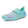 thumbnail image 1 of Cyiecw Grils Boys Water Shoes Kids Lightweight Quick Dry Aqua Socks Barefoot Slip On Beach Sport Shoes, 1 of 7