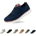 thumbnail image 1 of Cyiecw Men's Casual Dress Shoes Comfort Walking Shoes Mesh Knit Lightweight Breathable Sneakers Classic Leisure Oxford Business Shoes, 1 of 7