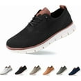 thumbnail image 1 of Cyiecw Men's Casual Dress Shoes Comfort Walking Shoes Mesh Knit Lightweight Breathable Sneakers Classic Leisure Oxford Business Shoes, 1 of 7