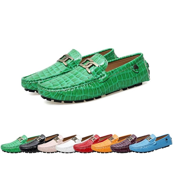 Cyiecw Men's Loafers Dress Casual Slip On Flats Shoes Soft Loafers for Women Lightweight Boat Shoes