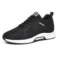 thumbnail image 1 of Cyiecw Men's Elevator Sneakers 2.36 Inch Invisible Height Increasing Lace up Fashion Sneakers,black, 1 of 7