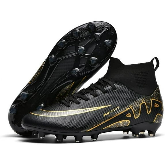 Cyiecw Soccer Cleats for Mens Womens, Indoor Soccer Cleats Football Cleats Shoes Unisex Youth Students Running Training Non-Slip AG FG TF Athletic Shoes for Outdoor