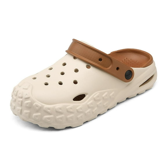Cyiecw Unisex Garden Clogs Shoes Womens Mens Sandals Breathable Anti-Slip Beach Slippers Outdoor Pool Quick Dry Casual Sandals