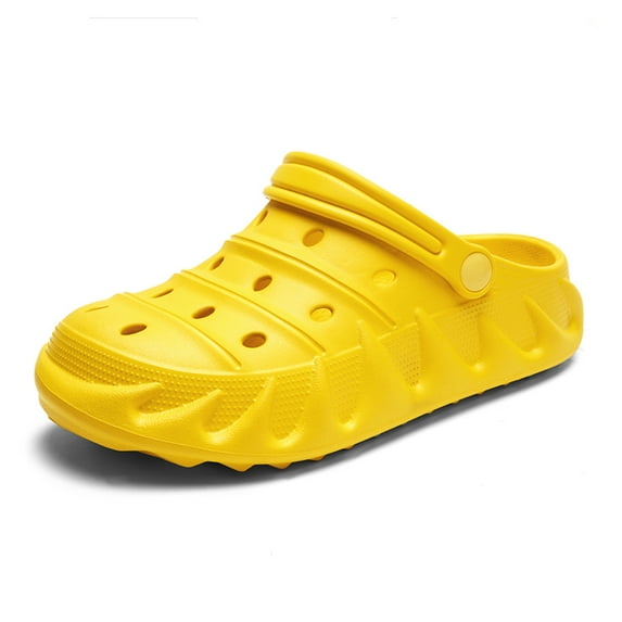 Cyiecw Unisex Garden Clogs Slip-on Garden Shoes Lightweight Beach Sandals Slippers for Women and Men