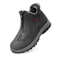 thumbnail image 1 of Cyiecw Winter Snow Boots for Women Men Slip on Waterproof Boots Insulated Warm Fur Lined Walking Outdoor Ankle Booties,Size 5-12, 1 of 7