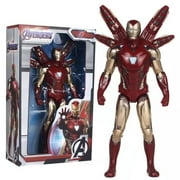 Cyinyin 7 INCH Iron Man Action Figures Super Heroes Toys Anime Toys Best Gifts for Fans Superheroes Zd Toys Collectible Figure Full Set Articulated Classic Series