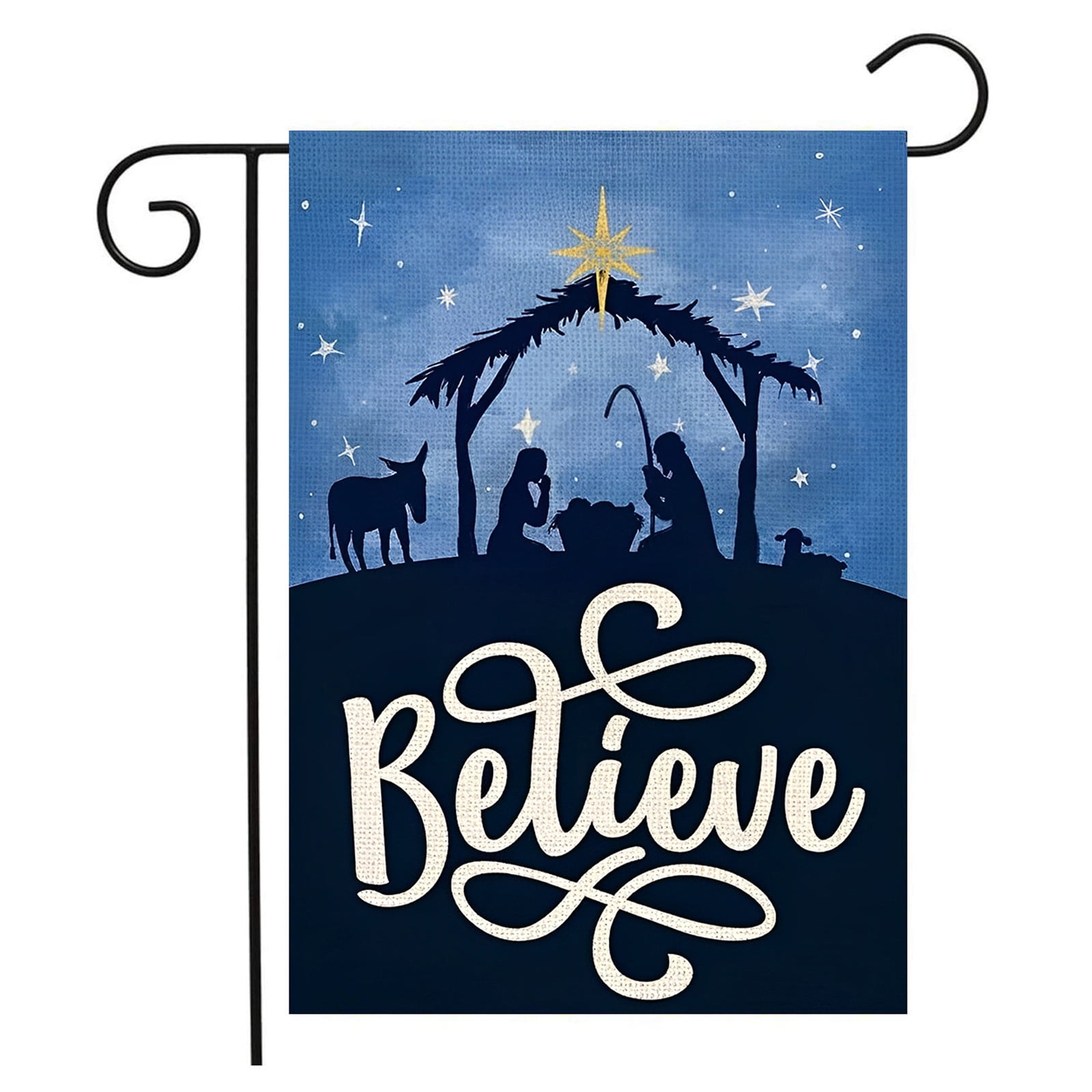 Cyinyin Grinch Christmas Decorations Christmas Garden Flag Nativity ...