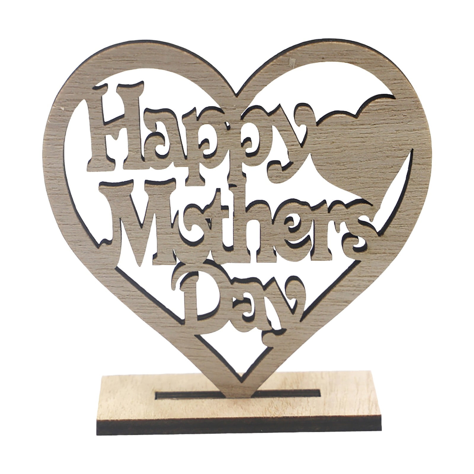 Cyinyin Mothers Day Crafts, Wood Cutouts Gift Tags,Wooden Letters