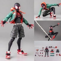 Cyinyin Spider Superhero Action Figure , Into The Spider-Verse Miles Morales Sentinel Sv-Action Figure Exclusive Super Heroes, Moveable Pvc Figure Collectible Model Figurine Statue