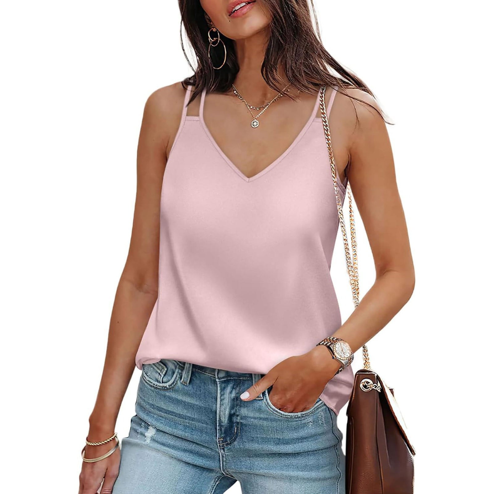 polyester womens cami tops
