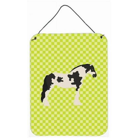 Cyldesdale Horse Green Wall or Door Hanging Prints