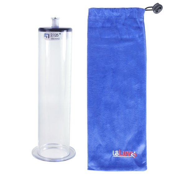 LeLuv Wide Flange Vacuum Pump Cylinder | 2.125 inch Diameter x 9 inch Length
