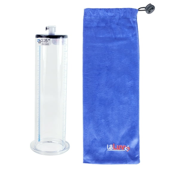 LeLuv Wide Flange Vacuum Pump Cylinder | 2.25 inch Diameter x 9 inch Length