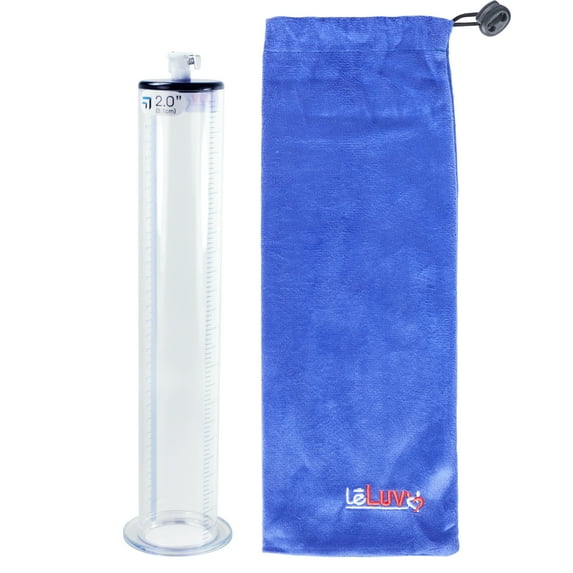 LeLuv Wide Flange Vacuum Pump Cylinder | 2 inch Diameter x 12 inch Length