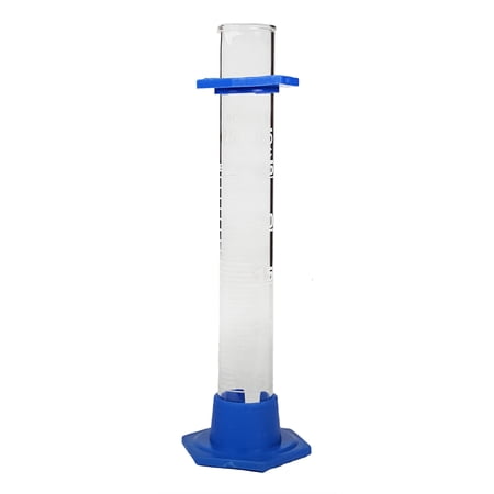 Cylinder, 25ml capacity, Glass with Plastic Hex Base and Bumper Guard
