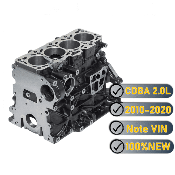 Cylinder Block Fits For 2010-2020 VW Amarok Multivan Audi A4 A5 A6 Q3 2.0T Diesel CDBA 03L103011