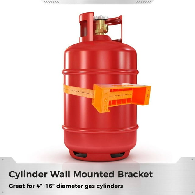 Cylinder Bracket Wall Mount Heavy Duty Propane Tank Bracket Gas