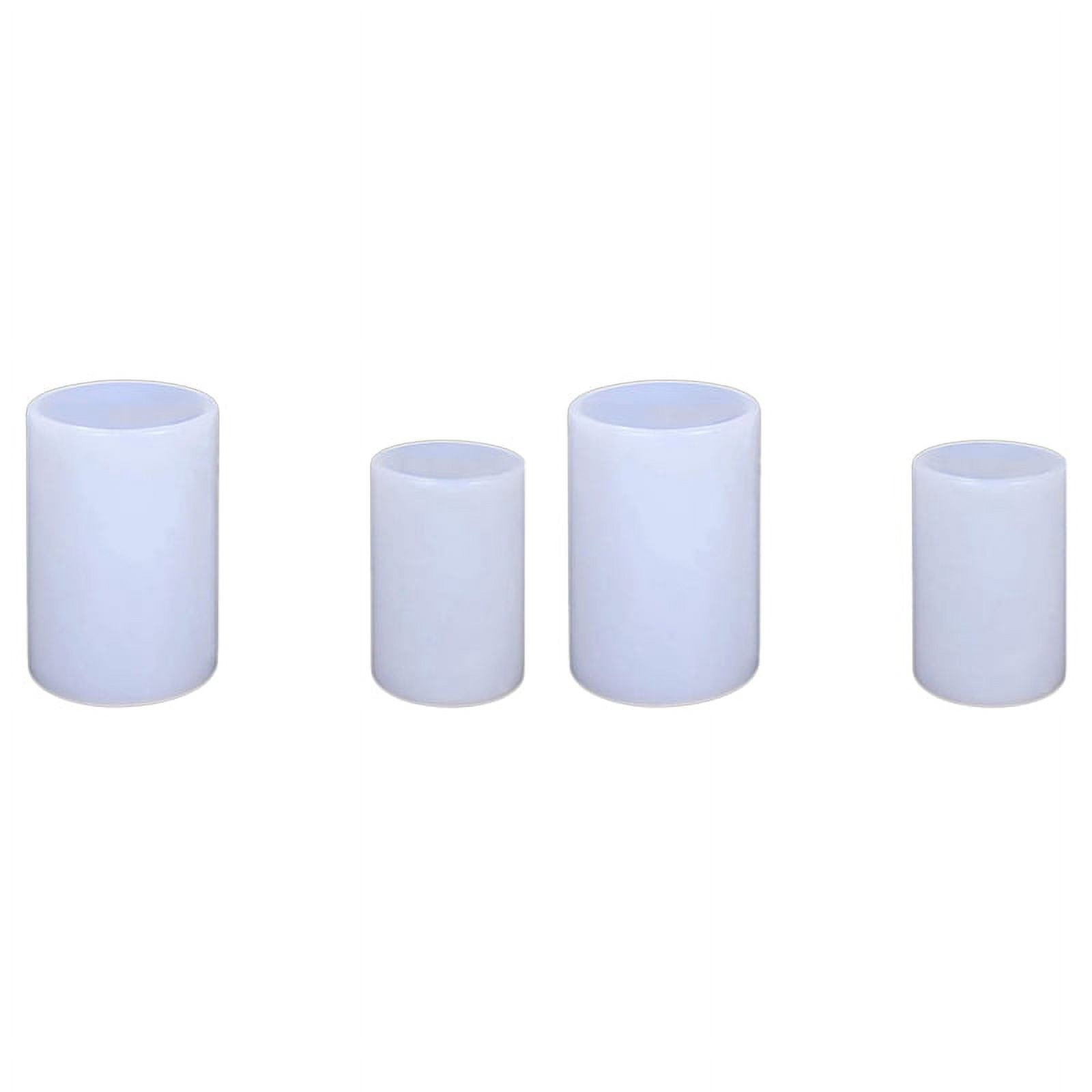 Cheers.US Trapezoidal Candle Mold Set- Pillar Candle Molds -Perfect for  Making Emergency Candles, Chime Candles, Table Candles,Church Candle Making
