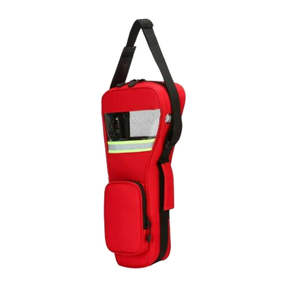 Cylinder Carrying Pouch Oxygen Tank Shoulder Bag with Reflective Strips for Night Safety and Travel