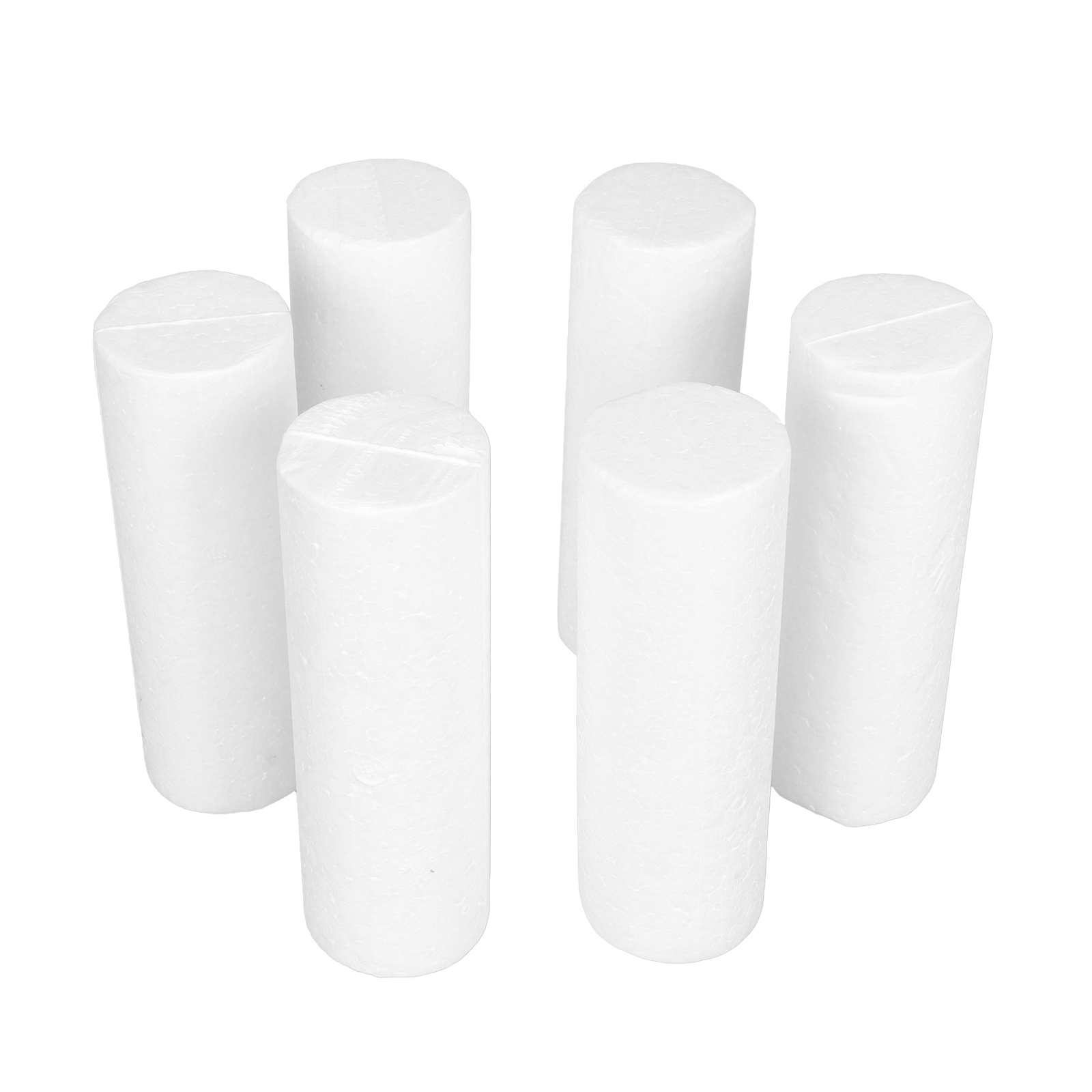 Cylinder Craft Styrofoam Polystyrene White Foams Diy Crafts Balls