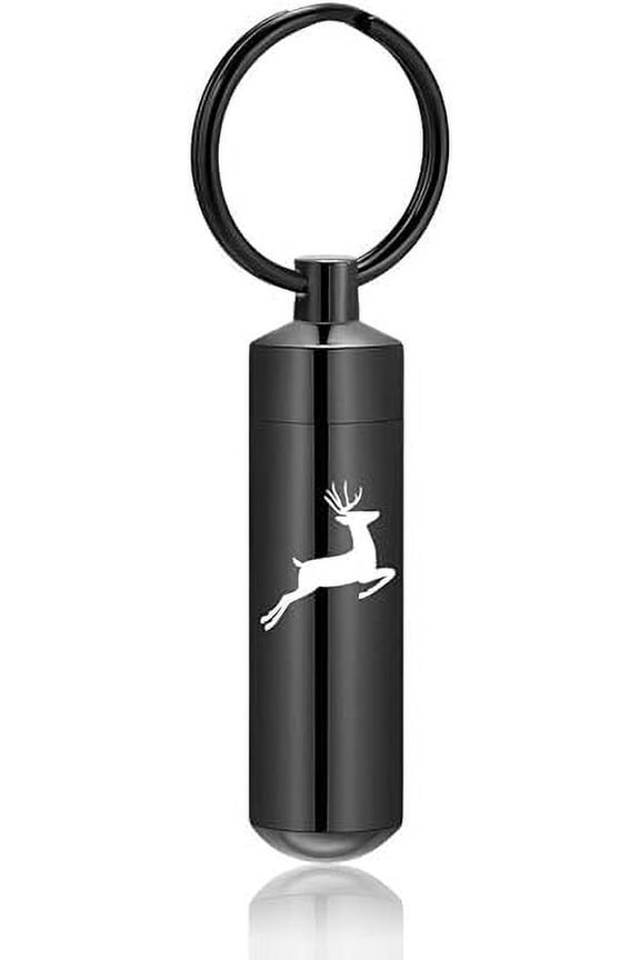 Cylinder Cremation Jewelry Urn Keychain for Ashes for Women Men Cylinder Vial Cremation Urn Keychain Stainless Steel Memorial Cremation Urn Krychain