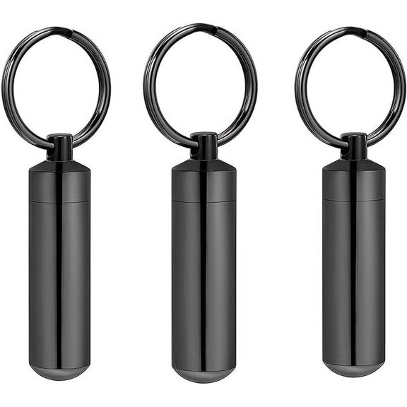 Cylinder Cremation Jewelry Urn Keychain for Ashes for Women Men Cylinder Vial Cremation Urn Keychain Stainless Steel Memorial Cremation Urn Krychain