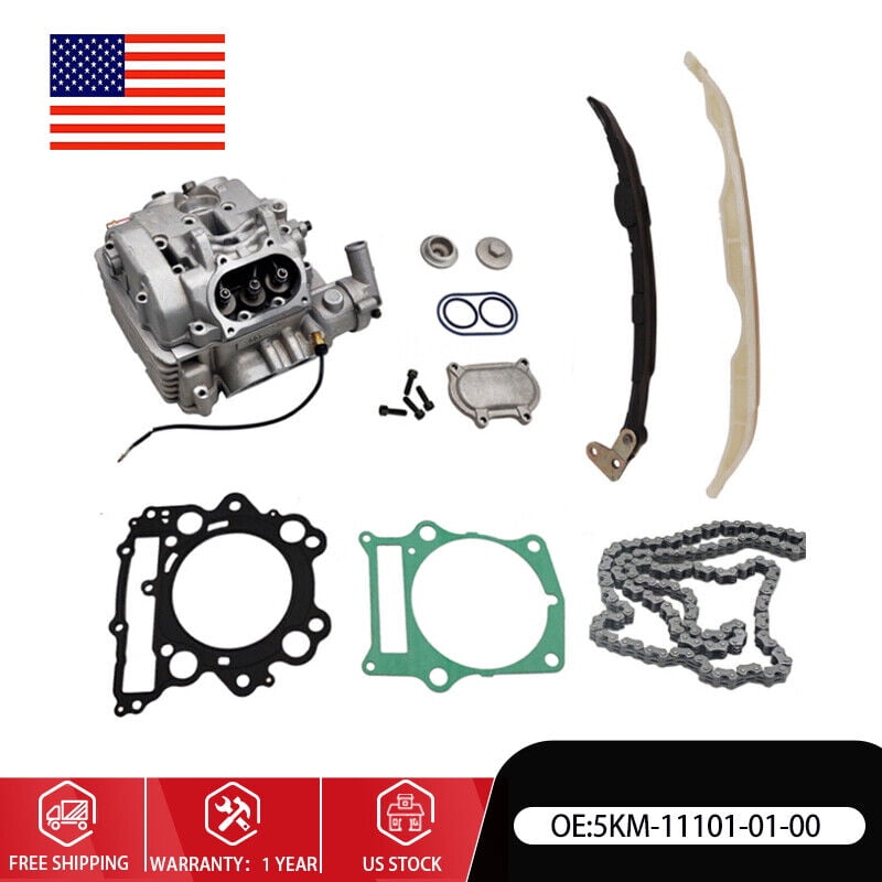 Cylinder Head Assembly Timing Chain Repair For Yamaha 660 Rhino Grizzly 0208 US