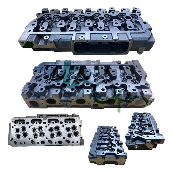 Cylinder Head Bare 4V Common Rail Compatible with John Deere 6105E/6105M/6120/6130 Tractor 2005-2012 PowerTech 4045 4.5L Tier 3 R520109
