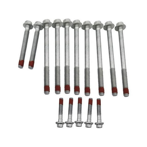 Cylinder Head Bolt - Compatible with 1999 - 2004 Chevy Silverado 2500 2000 2001 2002 2003