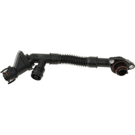 Cylinder Head Cover Left To Connector Crankcase Breather Hose - Compatible with 2011 - 2013 BMW X5 xDrive50i 4.4L V8 2012