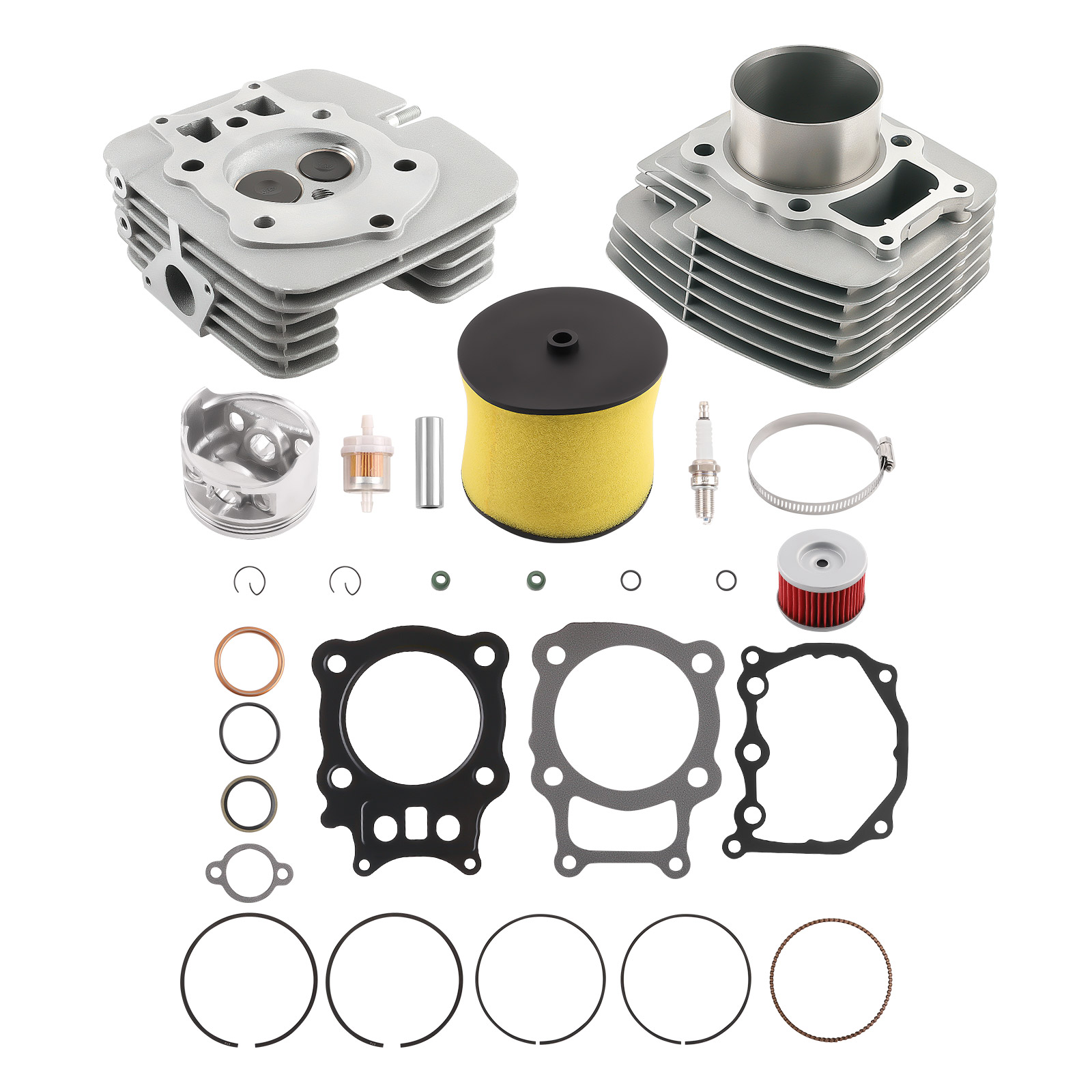 Top End Head Gasket Kit Set Fits Honda Rancher 350 2x4 4x4 2000-2006
