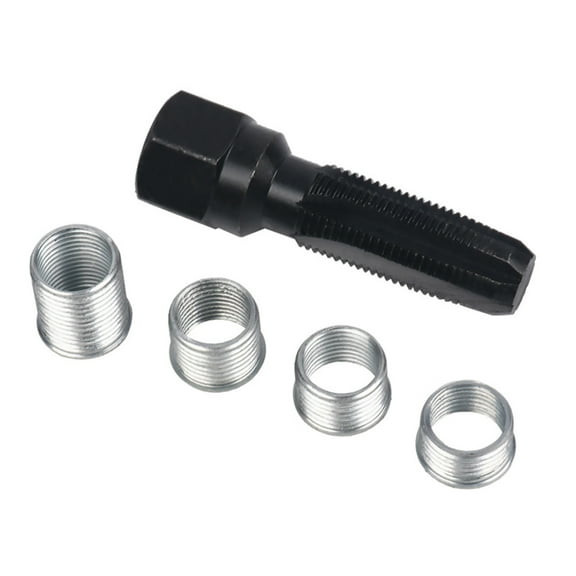 Cylinder Head Rethreaded Kit Carbon Steel Spark Plug Thread Repair Kit Spark Plug Trimmer Kit for Engine Repair