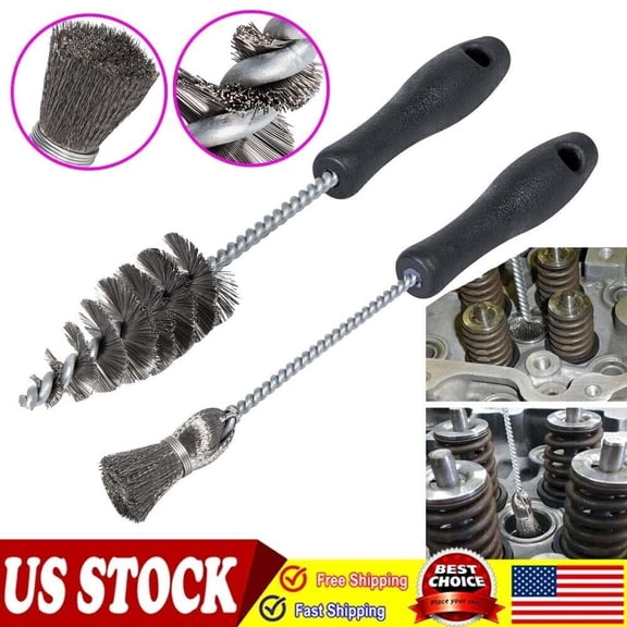 Cylinder Injector Sleeve Cup,Seat,Bore Cleaning Brush Kit For CAT/Ford 7.3L 6.0L