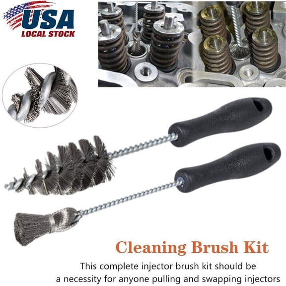 Cylinder Injector Sleeve Seat Cleaning Brush Kit for Ford 1994-2018