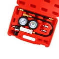 thumbnail image 1 of KTENME Dual Pressure Gauge Cylinder Leak Down Tester Kit Automotive Specialty Tools, 6 Piece, 1 of 8
