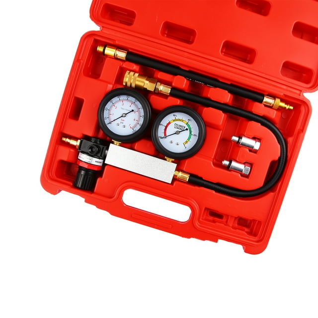 Cylinder Leak Down Tester TU21 Compression Test Kit Engine Cylinder
