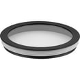 thumbnail image 1 of Cylinder Lens Collection Black 6-Inch Round Cylinder Cover, 1 of 3