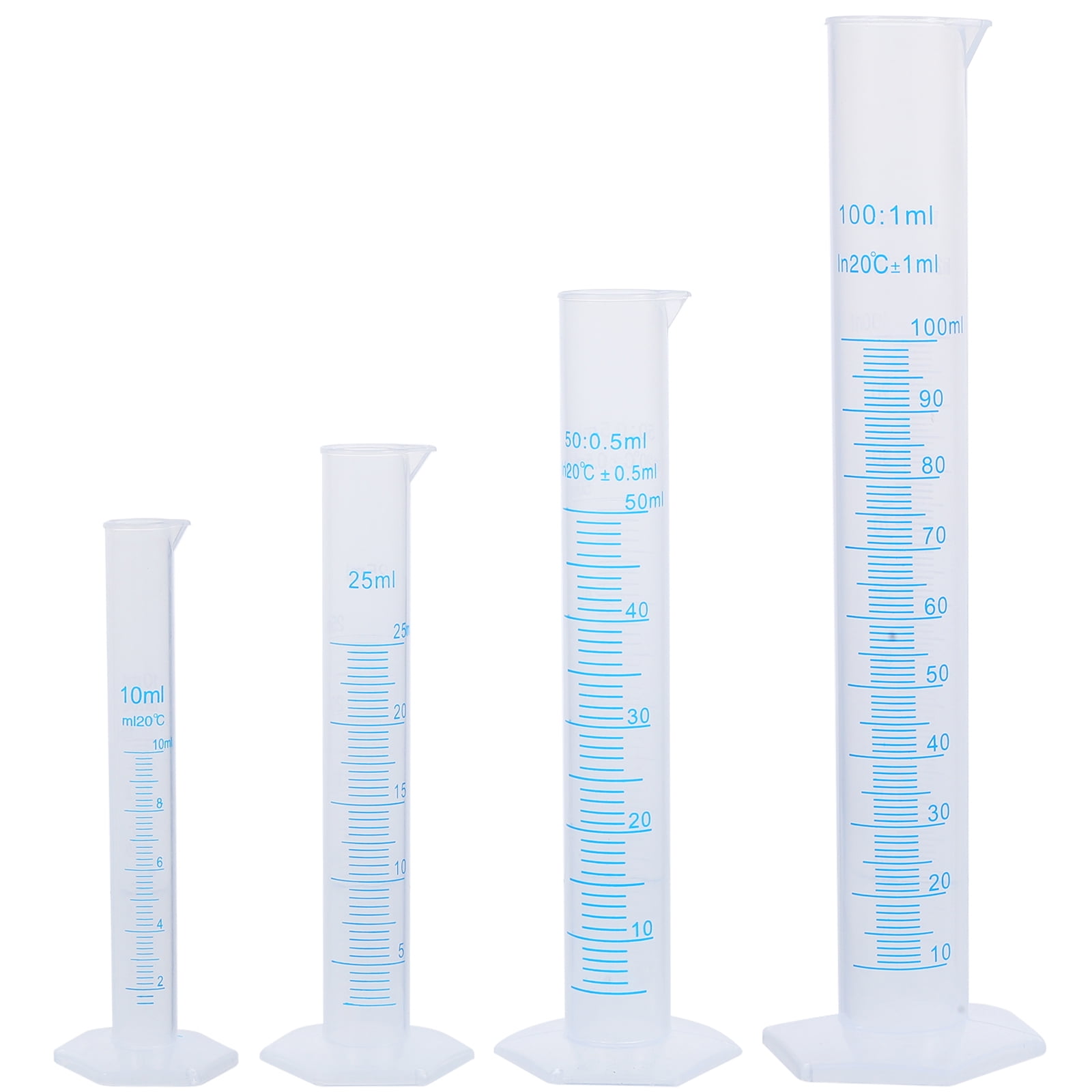 Cylinder Measuring Graduated Set 100Ml Laboratory Hydrometer Meter 50Ml